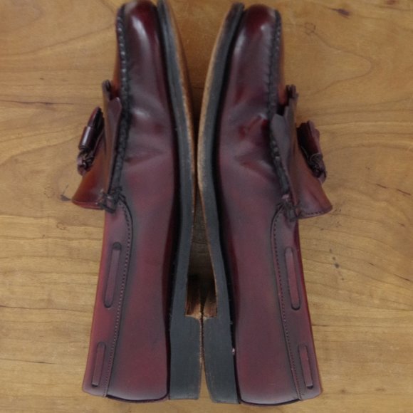 Men's Bass Weejuns Kiltie Tassel Leather Loafer Size 9D - Picture 3 of 9